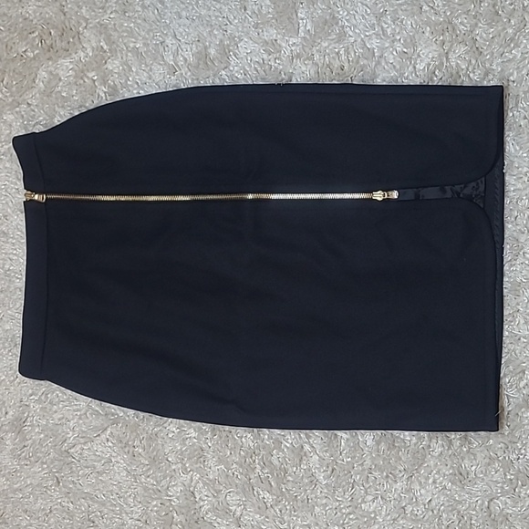 J. Crew Dresses & Skirts - J.Crew Black Wool High-Waist Asymmetrical Zip Midi Skirt Women’s 0 NWT